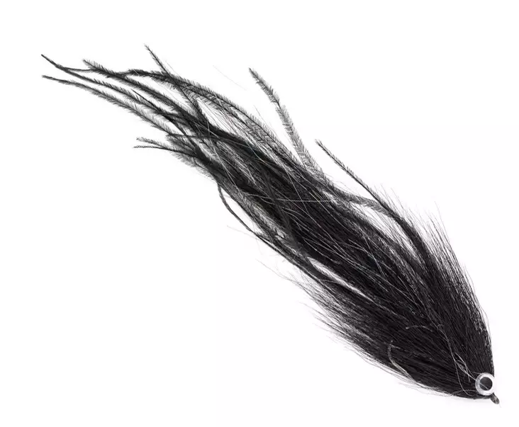 Beast Pike Fly Black #6/0 - Geddefluer - 8859202539311 - 1