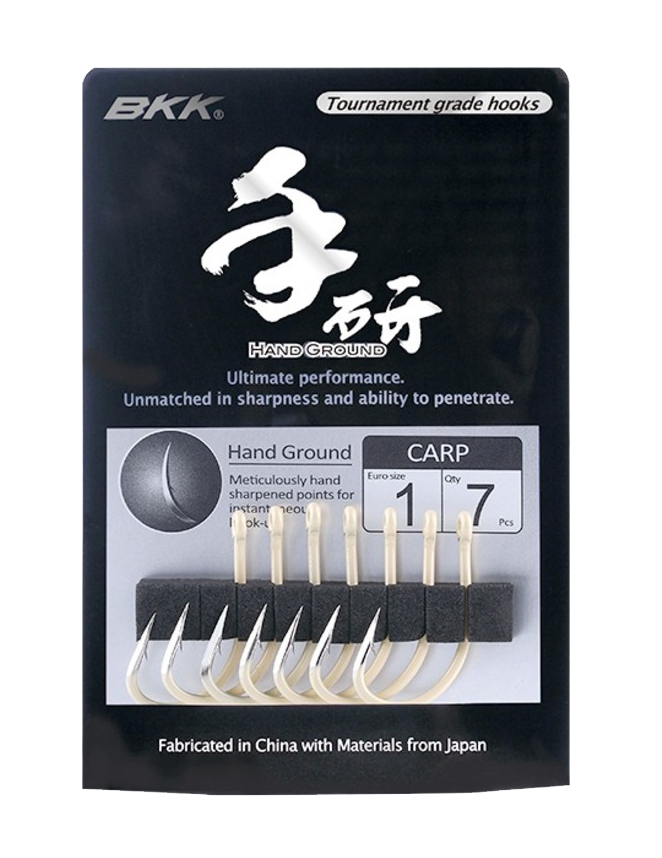 BKK CARP HOOK Hand Ground #4 7pcs - Kroge - 6939067097361 - 1