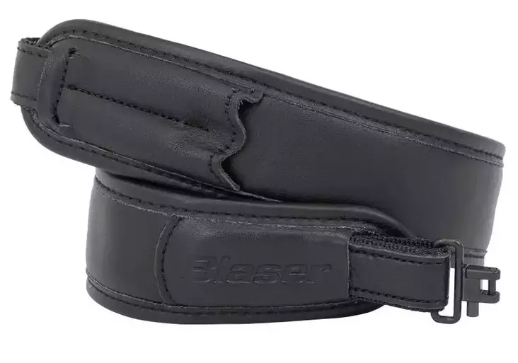 Blaser Leather Gun Sling Black - Våbenremme - 80410831 - 1