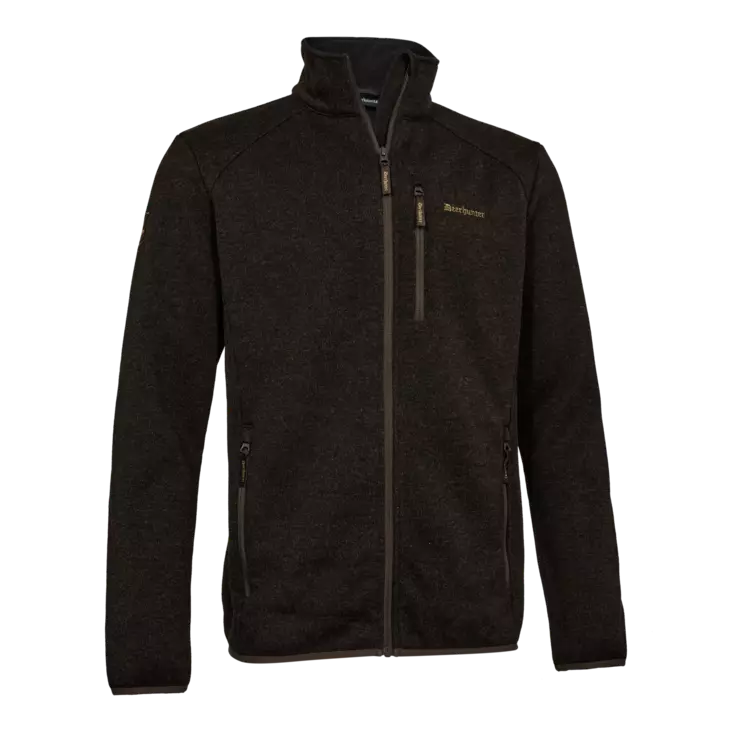 Deerhunter Moor Knitted Jacket Brown Leaf - Herrernes jagtjakker - 5702827244821 - 1