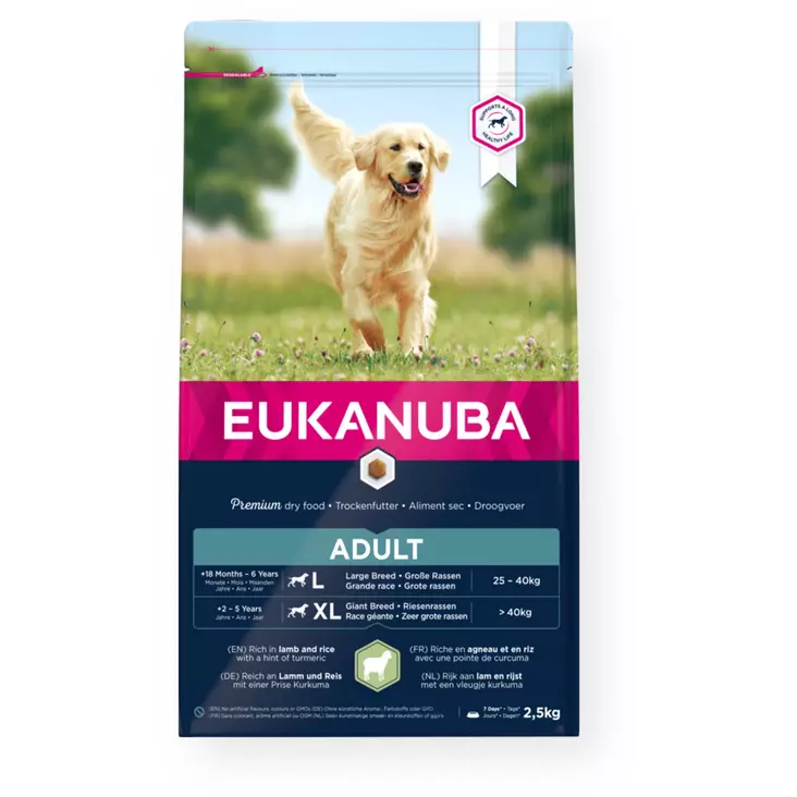 Eukanuba Dog Lamb & Rice Large - Eukanuba hundefoder - 8710255121161 - 1