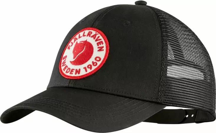 Fjällräven 1960 Logo Cap Black L/XL - Jægerens hovedbeklædning - 7323450601201 - 1