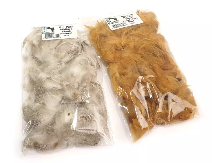 Hareline Big Pack Mallard Flank - Øvrige fjer - 404503000451 - 1