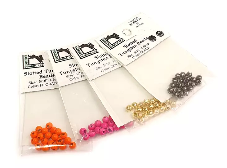 Hareline Slotted Tungsten Beads 3,8mm - Volframhoved - 40200200021 - 1
