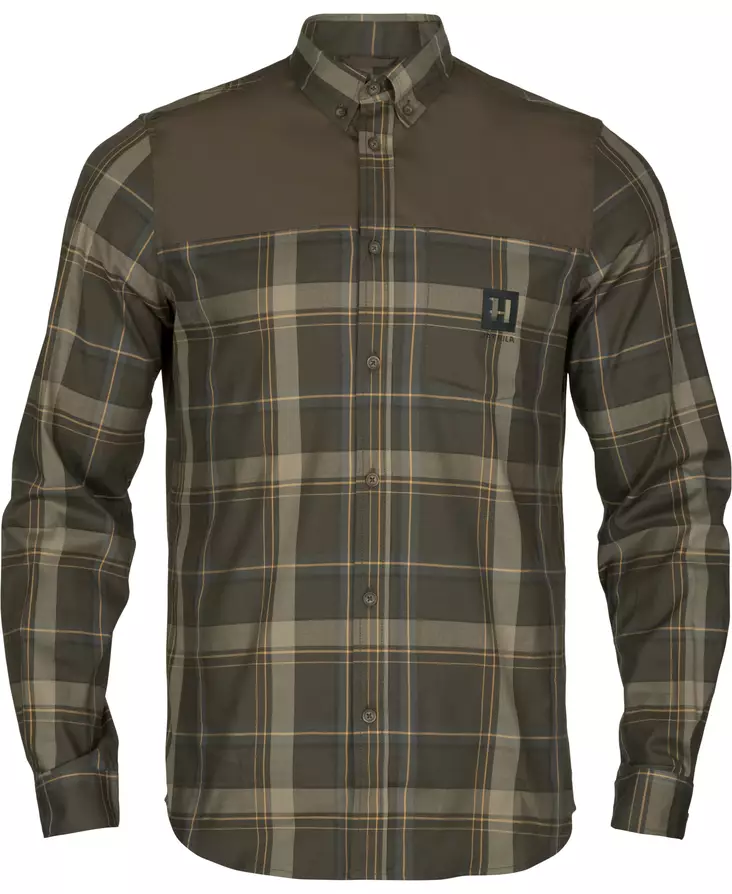 Härkila Anker L/S Shirt Willow Green - Jægertrøjer - 5714733634481 - 1