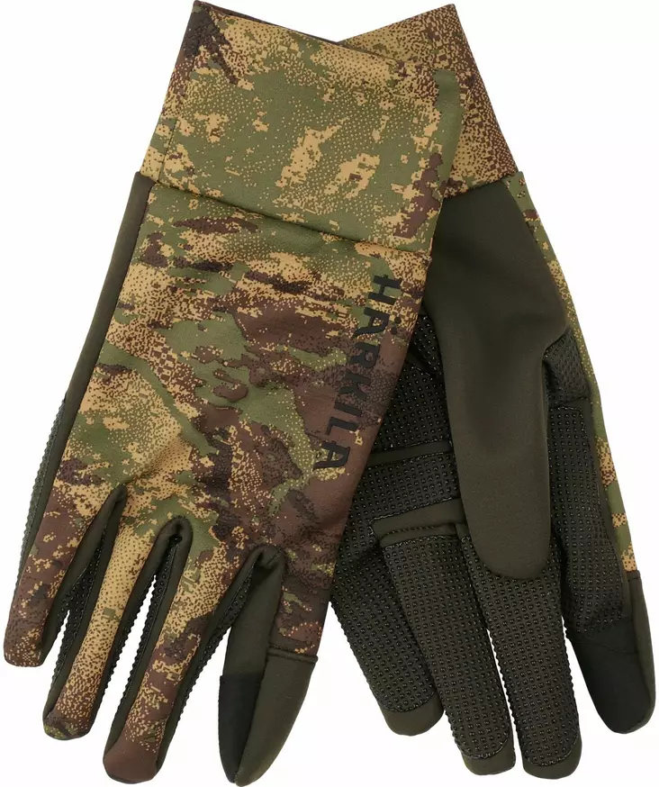 Härkila Deer Stalker Camo Fleece Gloves - Jægerhandsker - 5707335500261 - 1