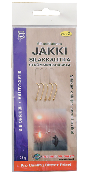 Jakki Silakkalitka 5 koukkua koko 4 - Øvrige tilbehør - 6430011659081 - 1