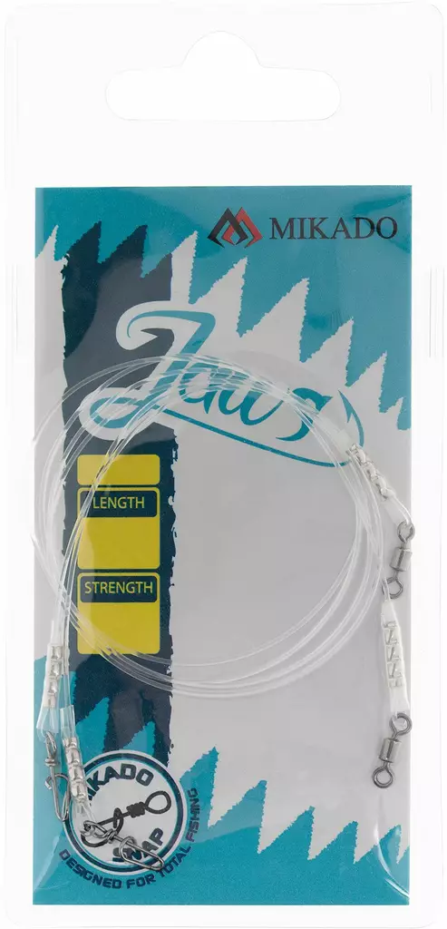 Mikado Jaws Fluorocarbon Leader 12kg - Forfangere - 5900637594581 - 1