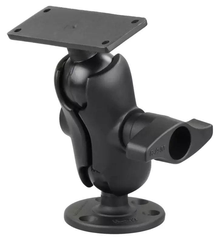 RAM Drill-Down Ball Mount for Humminbir Helix and Solix - RAM Mounts, D-størrelse - 793442949531 - 1