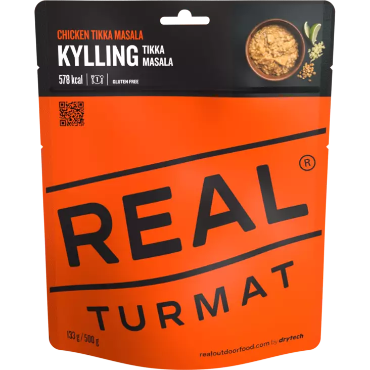 Real Turmat Chicken Tikka Masala - Campingmadras - 7036480052331 - 2