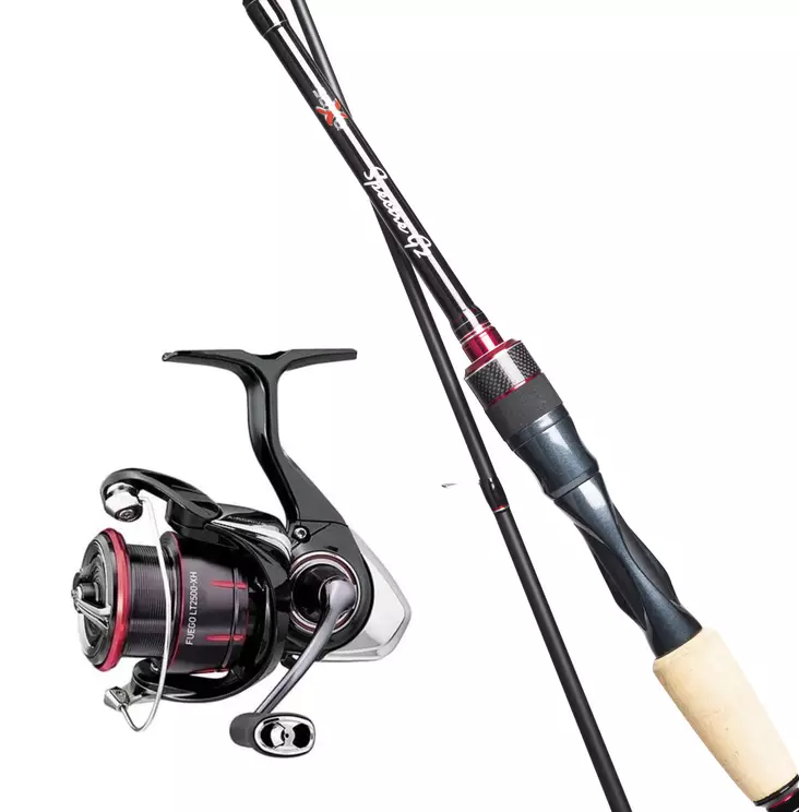 Saxa Spectre G2 7'1'' 10-30g & Daiwa Fuego 23 LT 2500 - Jiggsæt til aborre og sandart - 6438407006693F1 - 1