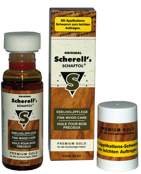 Scherell´s Schaftol Wood Care Gold - Stamolie - 4017777238181 - 1