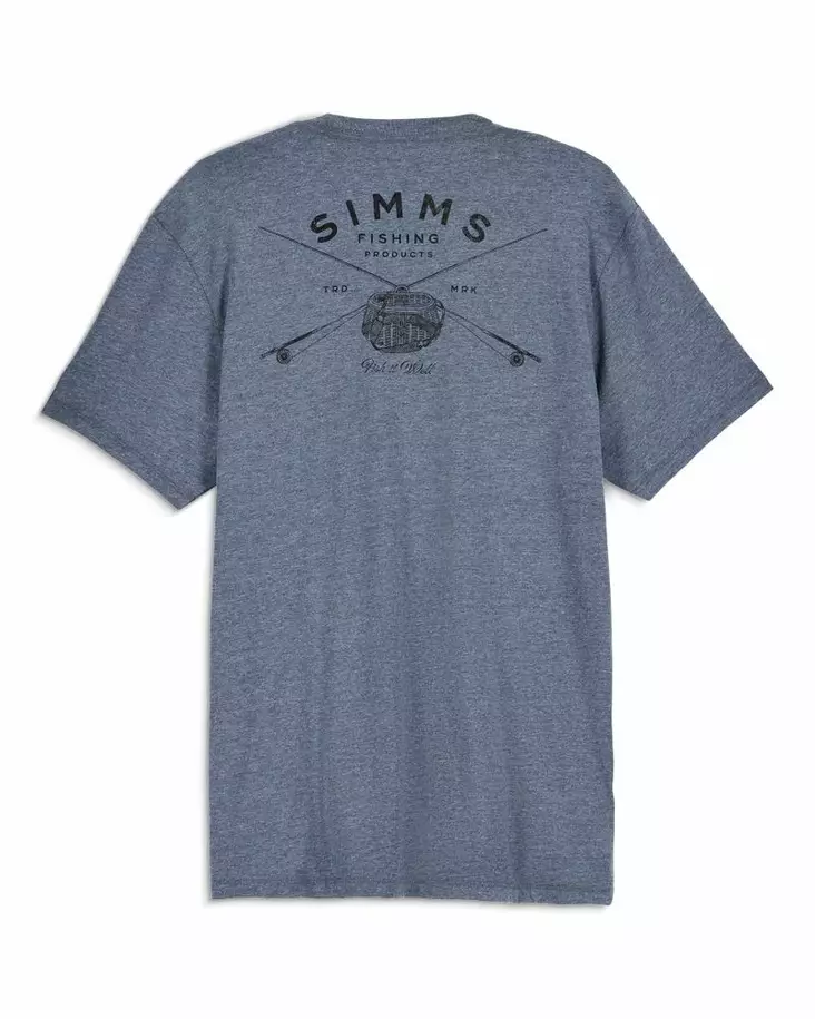 Simms Classic Tackle T-Shirt Athletic Heather - T-shirts herre - 694264711811 - 1