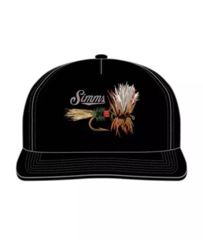 Simms Double Haul Cap Black Royal Wulff - Kasketter - 694264695371 - 1