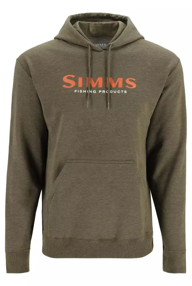 Simms Logo Hoody Military Heather - Hættetrøjer - 694264661901 - 1