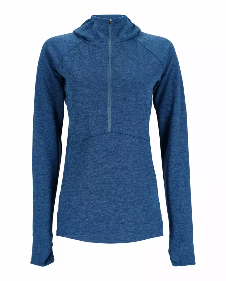 Simms Womens Bugstopper Hoody Sapphire Heather - Hættetrøjer - 694264614891 - 1
