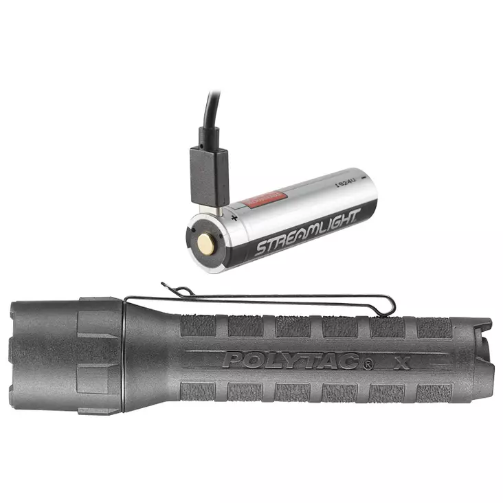 Streamlight PolyTac X USB Black - Lommelygter og søgelygter - 080926886131 - 1