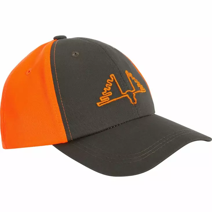 Swedteam Ridge Junior Cap Orange/Green - Jægerens hovedbeklædning - 7330144036461 - 1