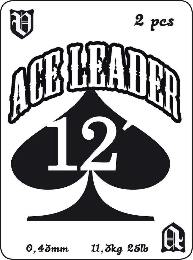 Vision Ace Leader 12' - Taperede Nylon -forfang - 6417512820561 - 2