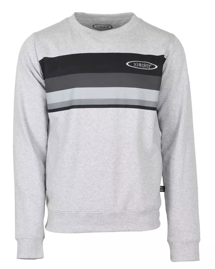 Vision Stripe College Grey - Hættetrøjer - 6417512842501 - 1