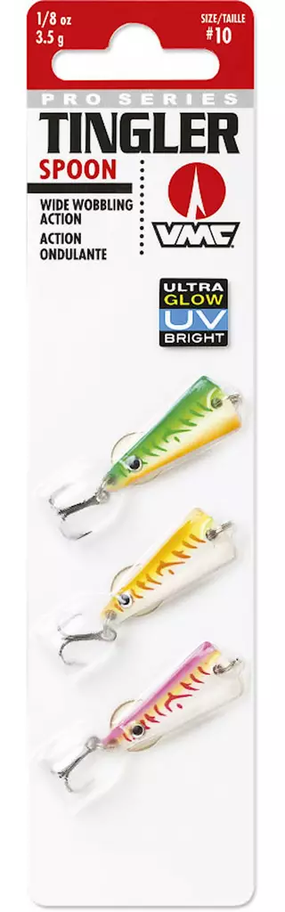 VMC Tingler Spoon Glow UV Kit - Rødingblink - 043193130451 - 1