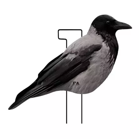 Final Approach Live Hooded Crow Silhouettes 12pcs - Lokkende billeder / -diagram - 728204413722 - 1