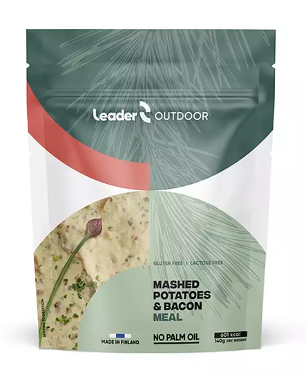 Leader Outdoor Mashed Potatoes Bacon 140 - Campingmadras - 6430067846442 - 1