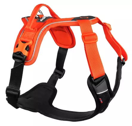 Non-stop Dogwear Ramble Harness Black/Orange - Hundeseler - 7071652018272 - 1