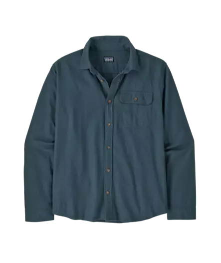 Patagonia M´s Long Sleeve Lightweight Fjord Flannel Shirt Summit Blue - Skjorter - 199346122122 - 1