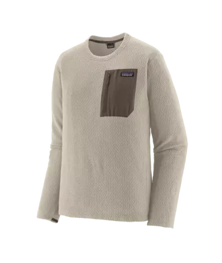 Patagonia M´s R1 Air Crew Pelican - Fleecetrøjer - 198077509912 - 1