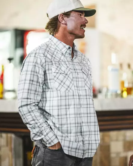 Simms Brackett Shirt Sterling Plaid - Skjorter - 694264669792 - 2