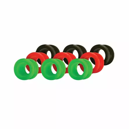 TruGlo Versa Peep Black/Green/Red - Peep-sigter - 788130016312 - 2