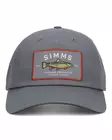 Simms Single Haul Cap Gunmetal Trout - Kasketter - 694264669082 - 1