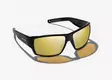 Bajio Vega Black Matte Yellow Mirror Glass - Glaslinser - 840290913112 - 2