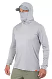 Grundens Tough Sun Masked Hoodie Mist - Skjorter - 0840316330572 - 4