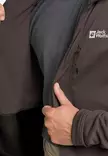 Jack Wolfskin Kolbenberg Hooded Full-Zip Jacket Peat - Mellemlagjakker - 4064886585262 - 5