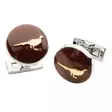 Laksen Pheasant Cufflinks BRG - Øvrigt jagttøj - 5707953338932 - 1