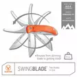 Outdoor Edge SwingBlade Orange - Jagtknive - 743404200842 - 2