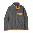 Patagonia W's LW Synch Snap-T P/O Nickel w Vivid Apricot - T-shirts - 196924528772 - 1