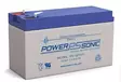 PowerSonic AGM 12V 7Ah F1 - Bådbatterier - 0840319500002 - 1