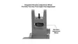UTG ACCU-SYNC 45 Degree Front Sight Manual Flip-up Tool-free FSP - Jerns sigter til rifler - 4717385553682 - 7