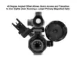 UTG ACCU-SYNC 45 Degree Front Sight Manual Flip-up Tool-free FSP - Jerns sigter til rifler - 4717385553682 - 4