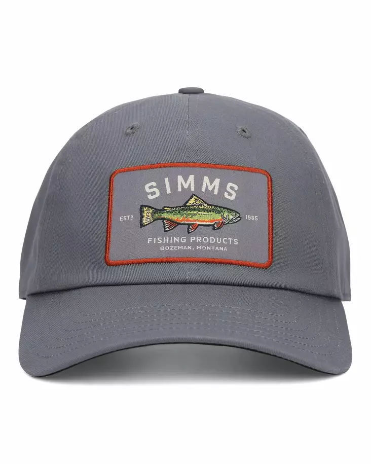 Simms Single Haul Cap Gunmetal Trout - Kasketter - 694264669082 - 1