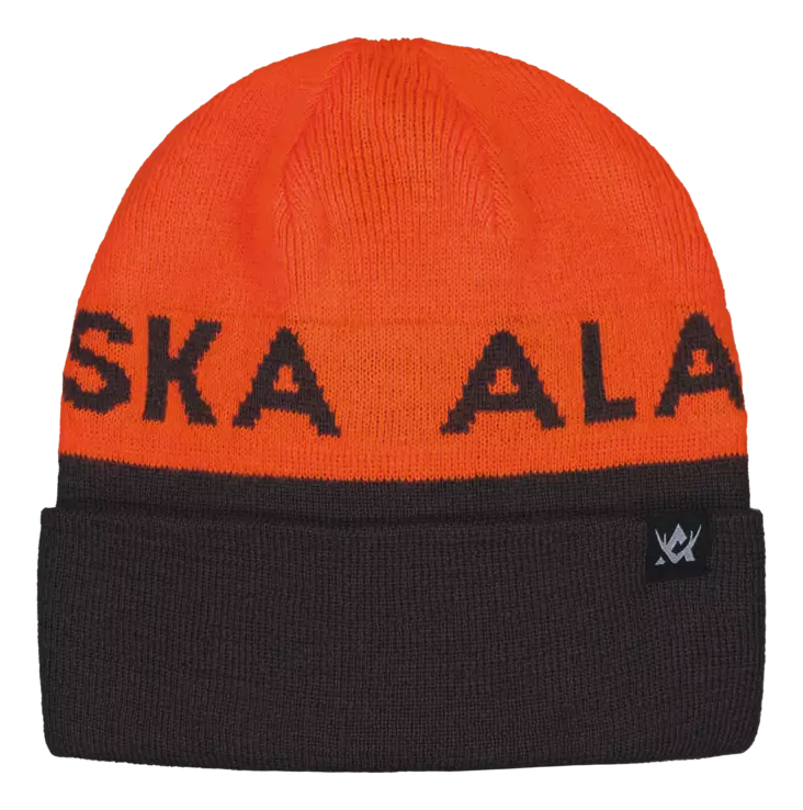 Alaska Reversible Beanie Brown/Orange - Hovedbeklædning til jagt - 6438347050732 - 2