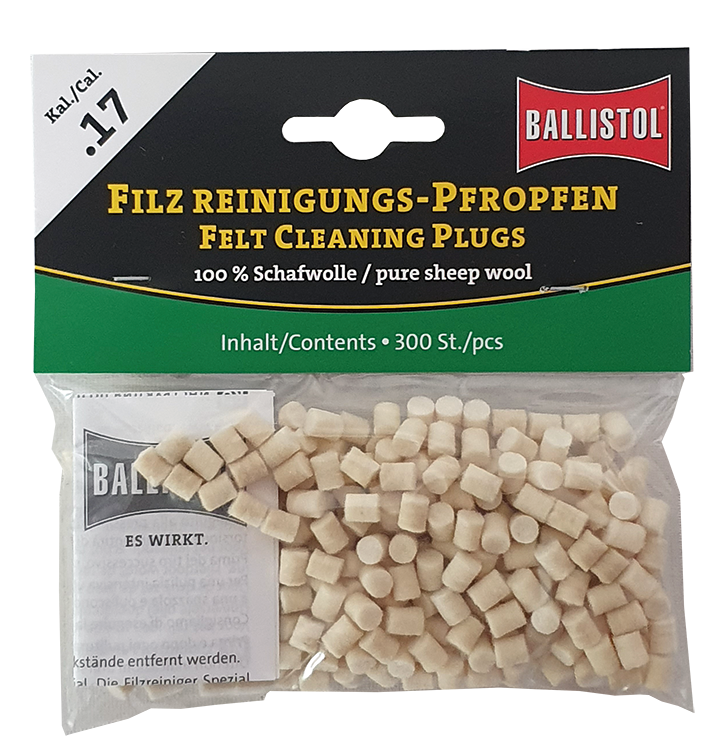 Ballistol Cleaning Felts 300pcs - Øvrige våbenvedligeholdsprodukter - 4017777231892 - 1