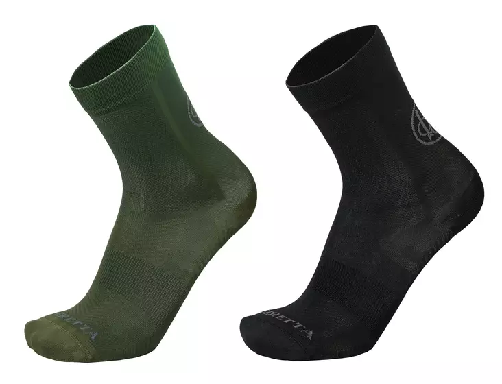 Beretta Short Shooting Socks B/G - Jægersokker - 8051832535002 - 1