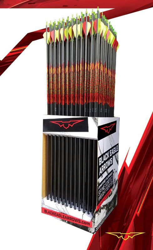 Black Eagle Outlaw 0.005" Fleched Arrow - Pile og tilbehør - 115399-1012 - 1