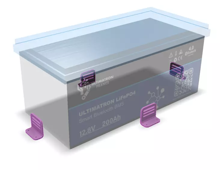 Catchy Aluminum Battery Tray Universal - Bådbatterier - 2302202322 - 1