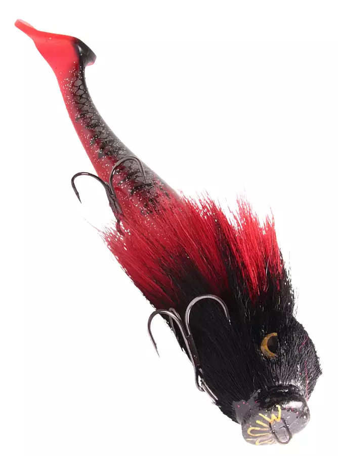 CWC Miuras Mouse Pig Shad 26cm 115g - Gummiagn til gedde - 3400700992 - 1