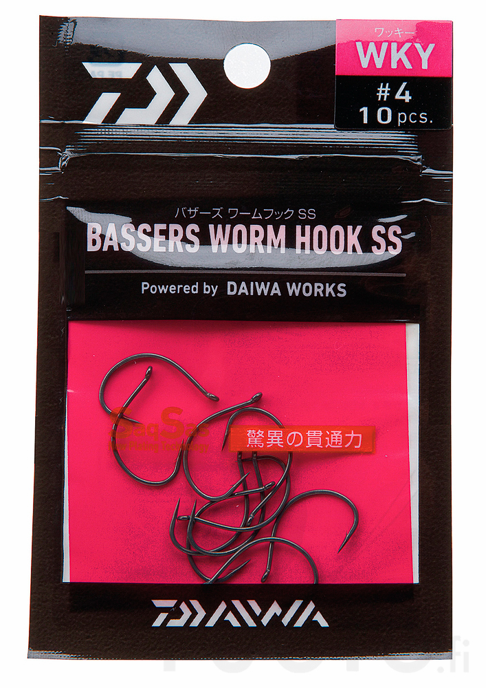 Daiwa Bassers Worm Hook SS Wacky - Jighager - 4960652839082 - 1